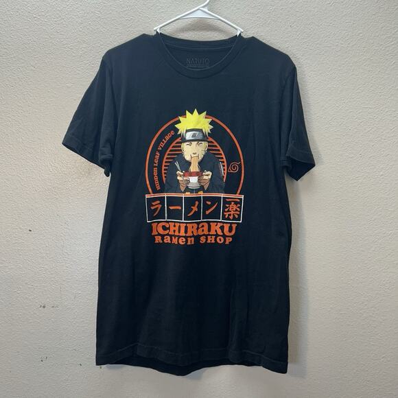 NARUTO Shippuden Ichiraku Ramen Shop T-Shirt Men's Size M Anime Tee - Picture 1 of 4